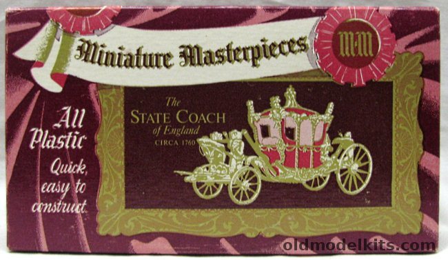 Miniature Masterpieces 1/48 The State Coach of England - Circa 1760, K500-69 plastic model kit